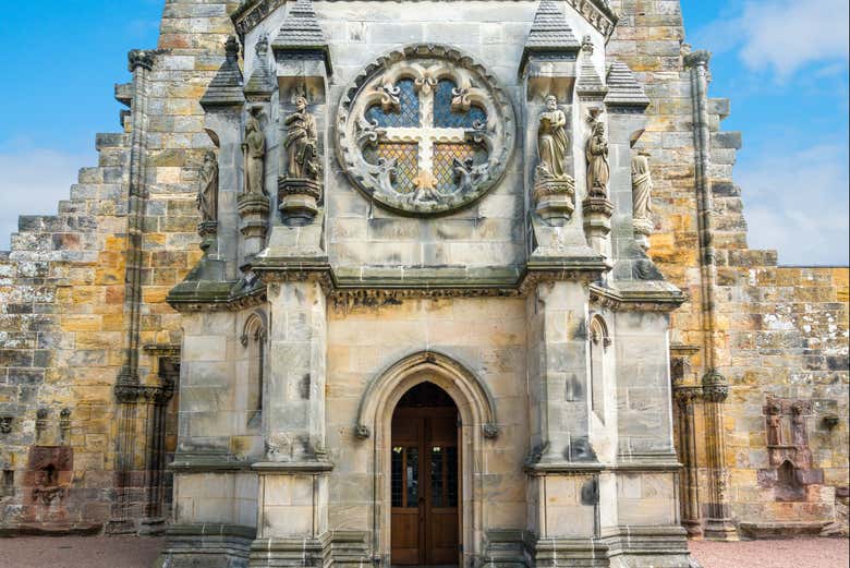 Porte principale de la chapelle Rosslyn