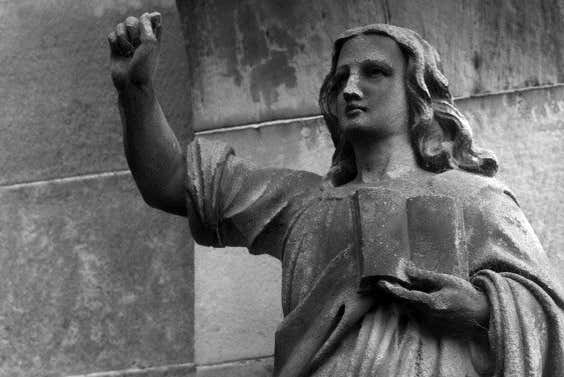Estatua en la Capilla de Rosslyn