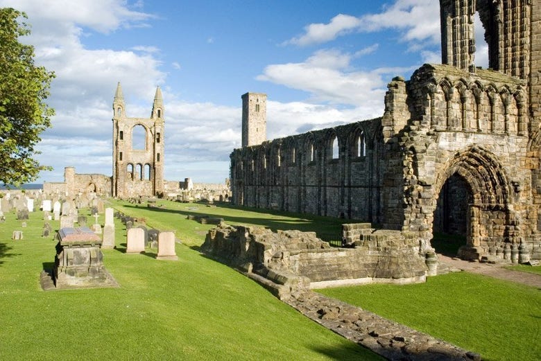 Les vestiges de la cathédrale de St Andrews