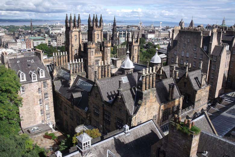 Tejados del centro de Edimburgo
