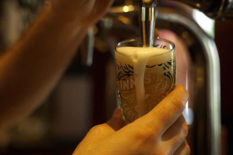Una cerveza bien fresquita