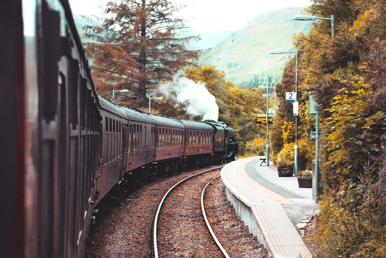 Profitez du voyage à bord du train de Harry Potter