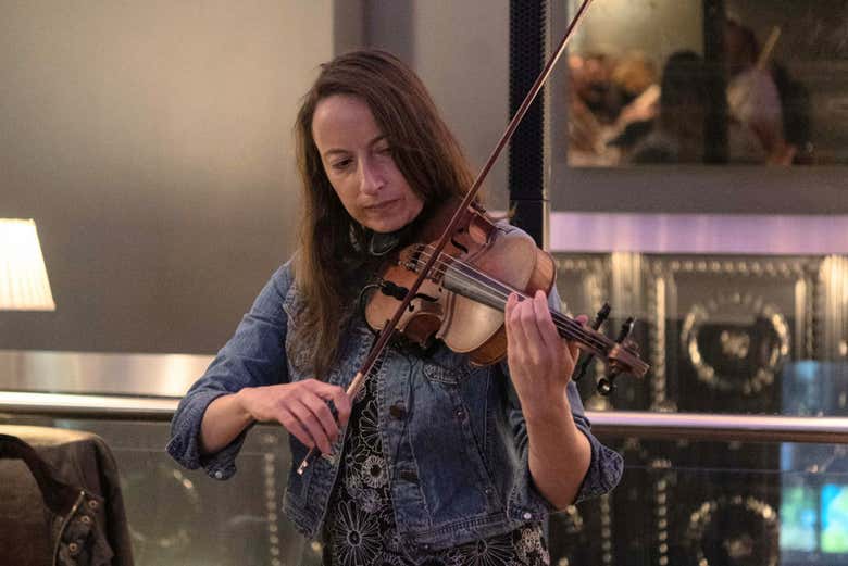 Violinista all'opera