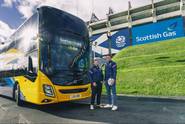 Preparados para ir al aeropuerto de Edimburgo