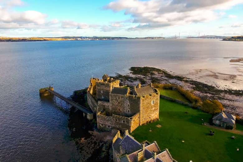 Vue aérienne sur le Château Blackness