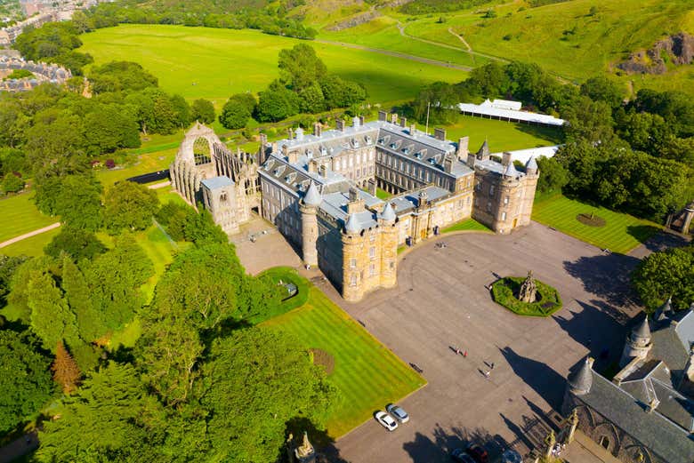 Paisajes del Palacio de Holyroodhouse