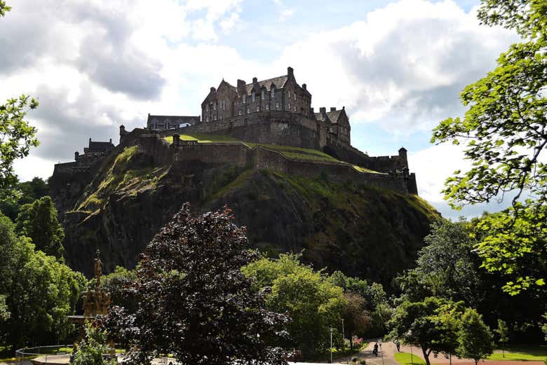 Vista del Castillo de Edimburgo