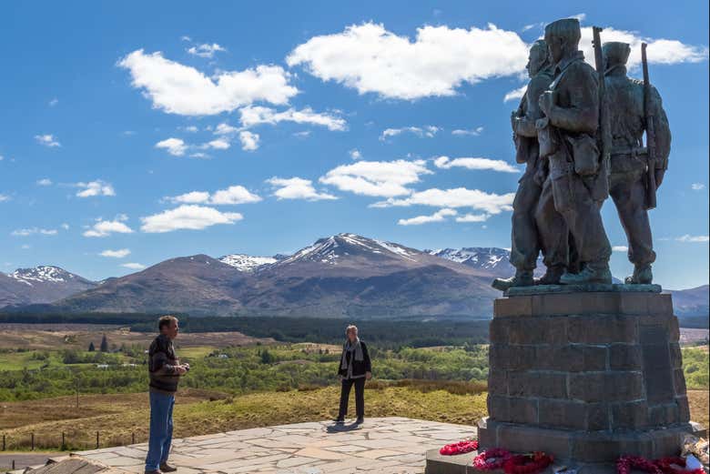 Vue sur le mont Ben Nevis depuis le Commando Memorial