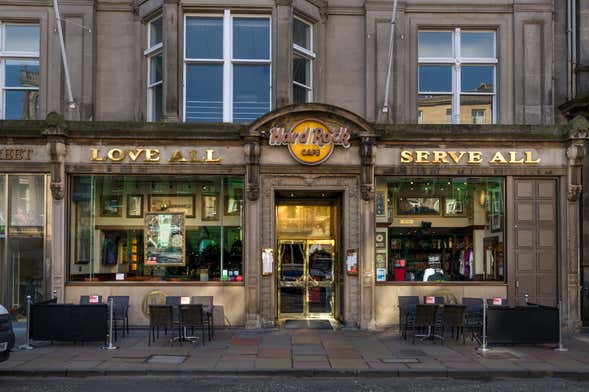 Hard Rock Cafe Edimburgo salta fila