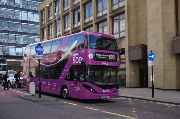 Autobús entre Glasgow y el aeropuerto