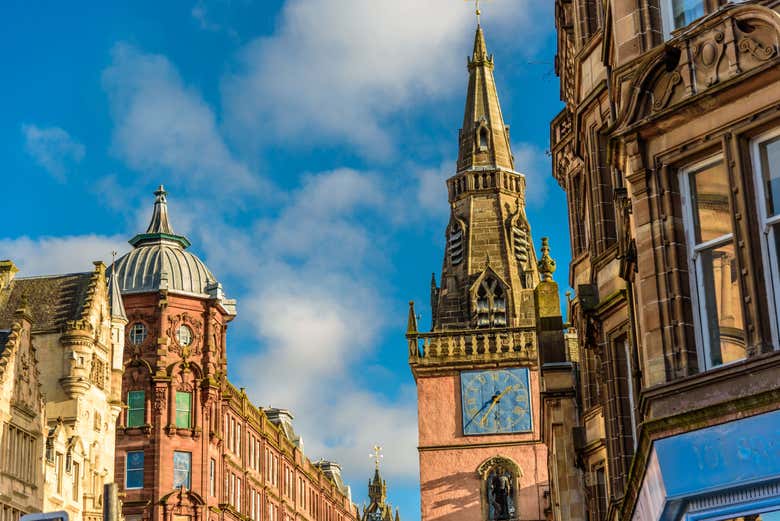 Detalles de la arquitectura de la ciudad escocesa 