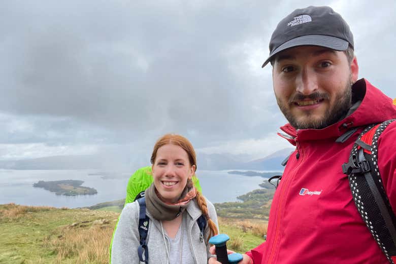Selfie no Loch Lomond