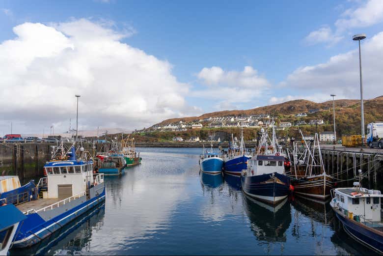 O porto de Mallaig