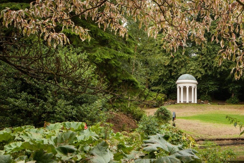 Templo de Lady Alice nos jardins de Hillsborough