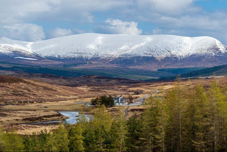 Os encantarán los paisajes de las Highlands