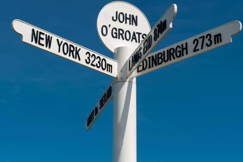 Poste em John O' Groats