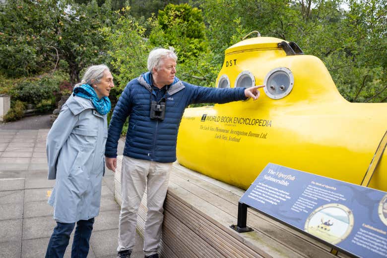 Un submarino utilizado en la búsqueda de Nessie