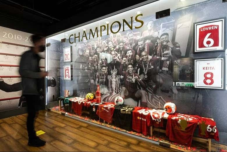Visite du musée d'Anfield