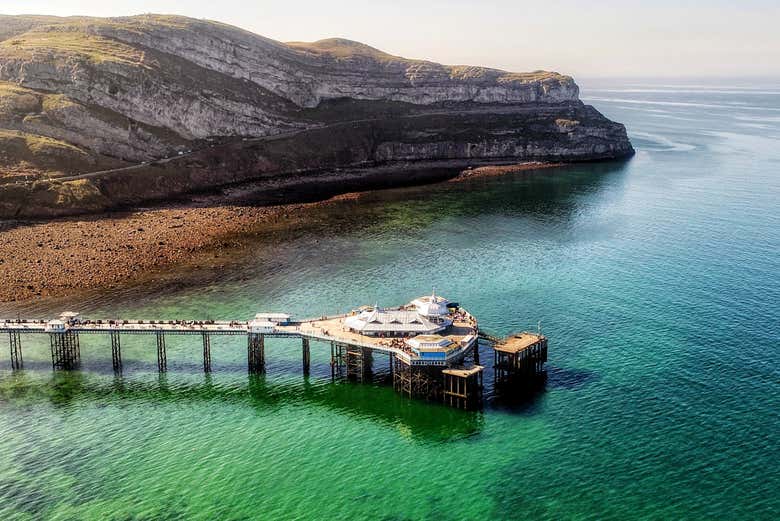 great orme and pier