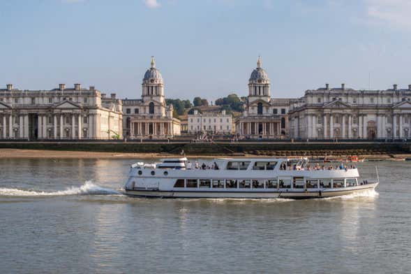 Crucero por el Támesis de Westminster a Greenwich