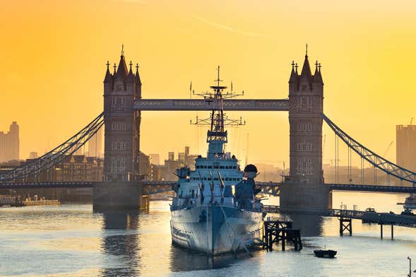 Entrada al HMS Belfast