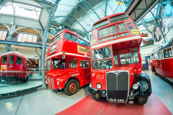 Entrada al Museo del Transporte de Londres