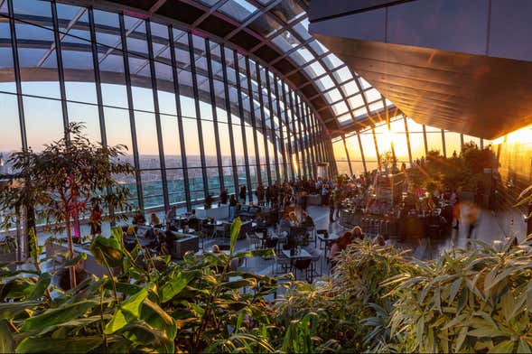 Billets pour le Sky Garden à l'ouverture + Café avec pâtisserie