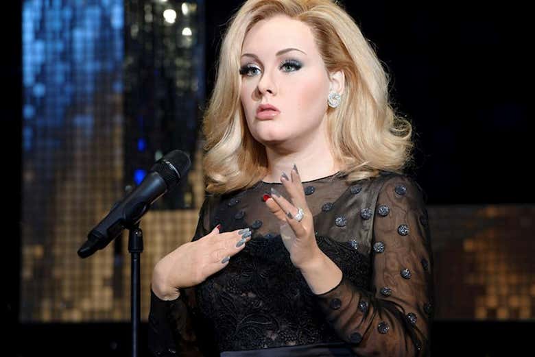 Adele en Madame Tussauds