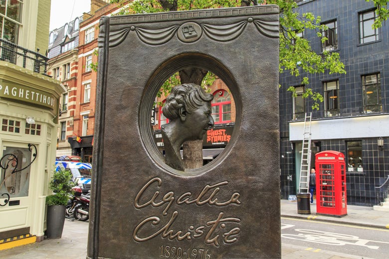 Homenaje a Agatha Christie en Covent Garden