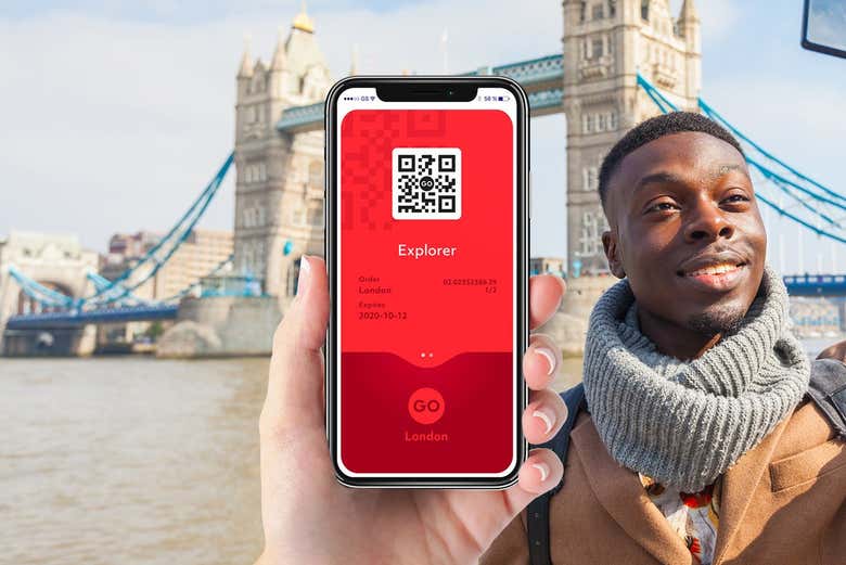 Usando la aplicación de Go City London Explorer Pass