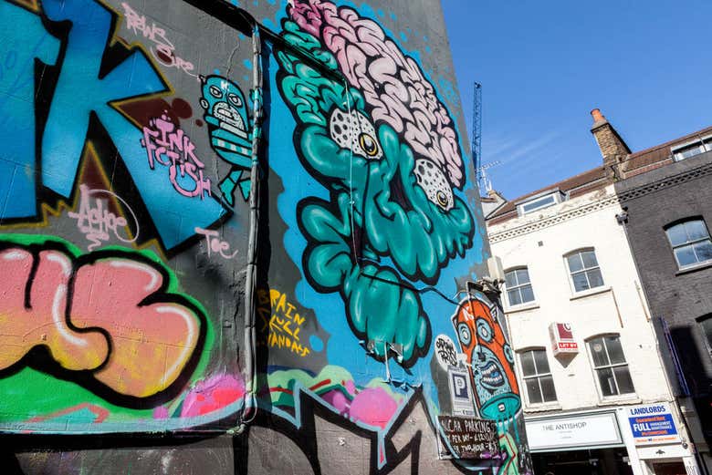 De l'art urbain dans le quartier de Shoreditch