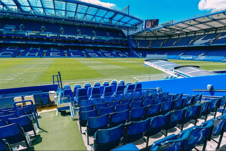 Panorámica del estadio del Chelsea FC