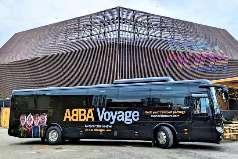 Ônibus que utilizaremos para chegar ao estádio