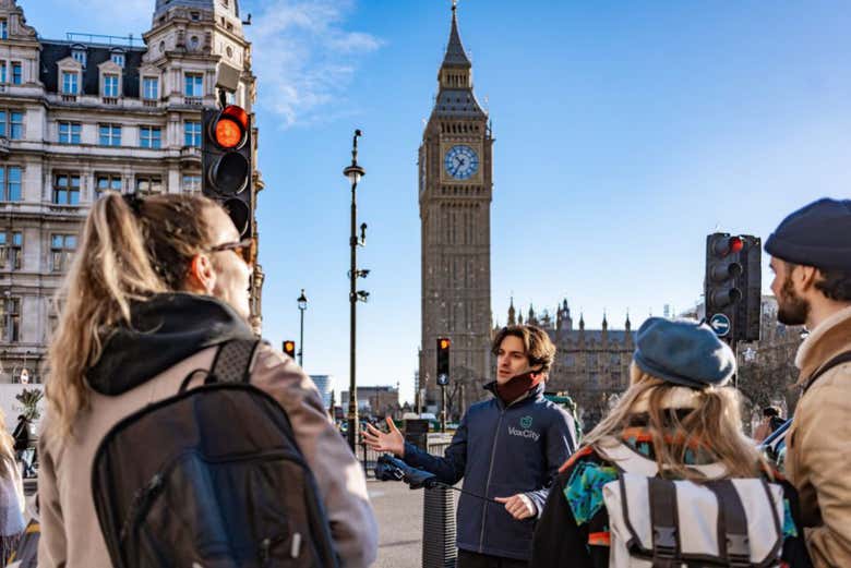 Big Ben in the background!