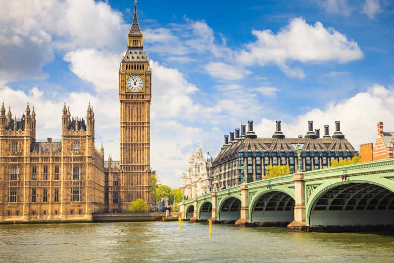 El Big Ben durante el día
