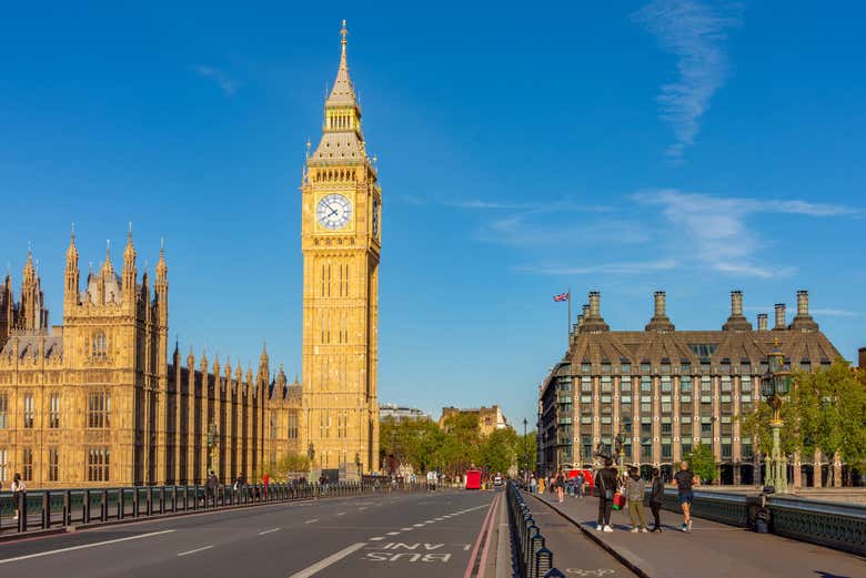 Você verá de perto o lendário Big Ben