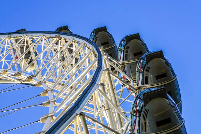 Contemplando el London Eye