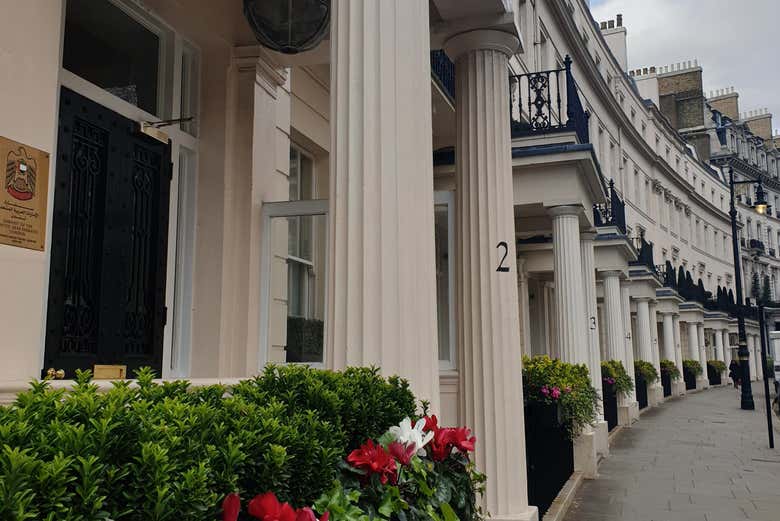 Rua do bairro de Belgravia