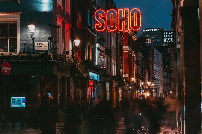 Ruas do bairro Soho