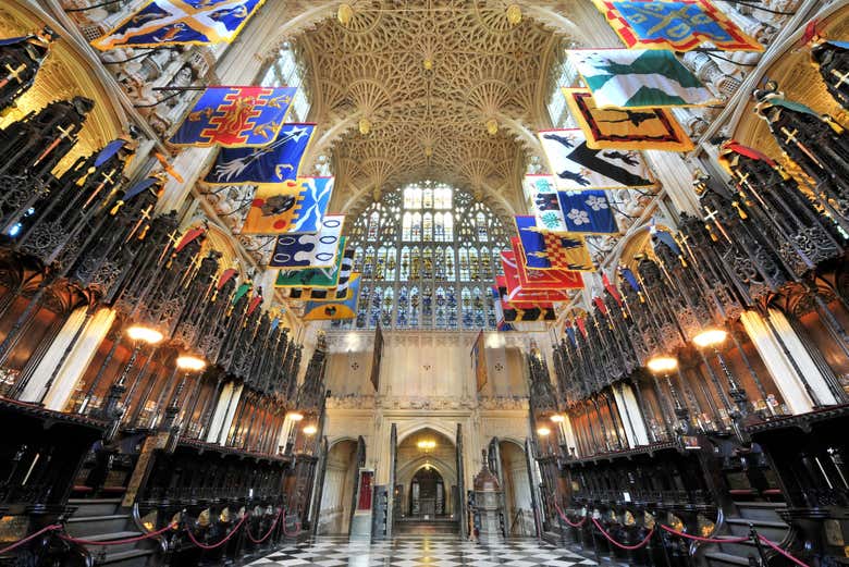 La Capilla de Enrique VII dentro de la Abadía de Westminster 