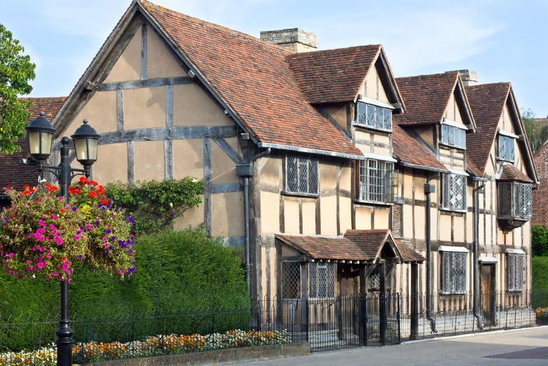 La casa di Shakespeare a Stratford-upon-Avon