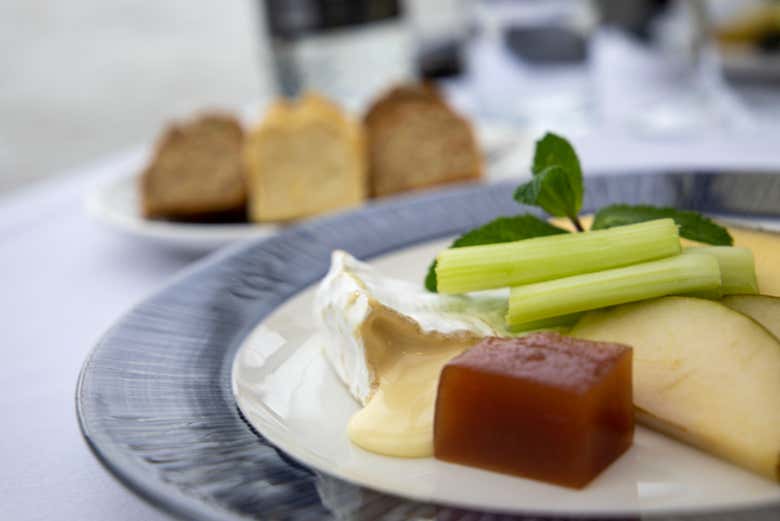 L'un des plats du menu