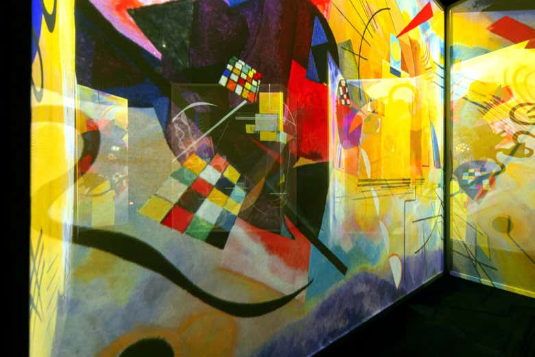 Uno dei quadri di Kandinsky esposto a Frameless