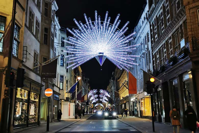 Décorations de Noël à Londres
