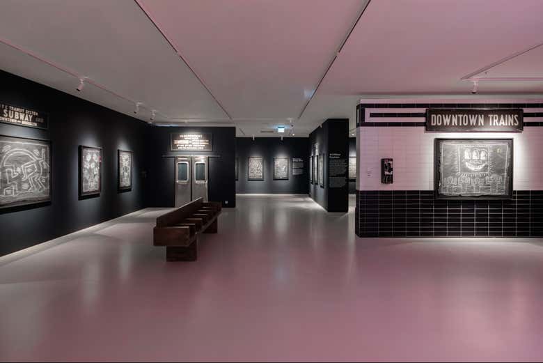 Sala de Keith Haring en el Museo Moco de Londres