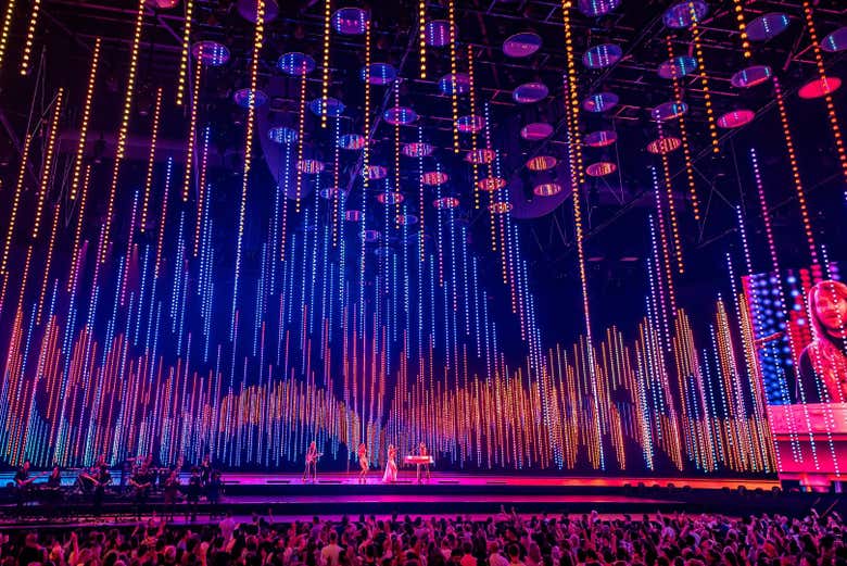 Palco do Abba Voyage