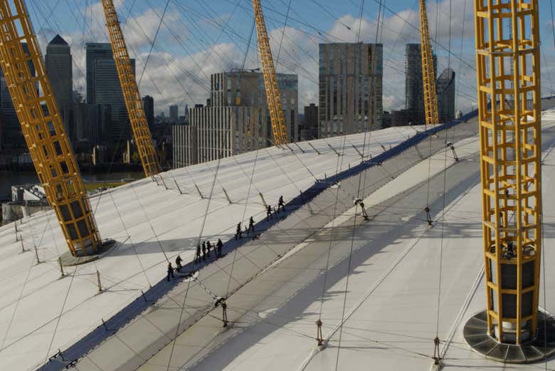 Vista aérea de Up at The O2