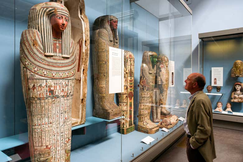 Recorriendo el museo