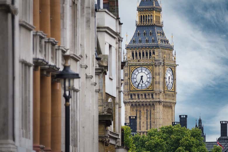 Admirando el Big Ben