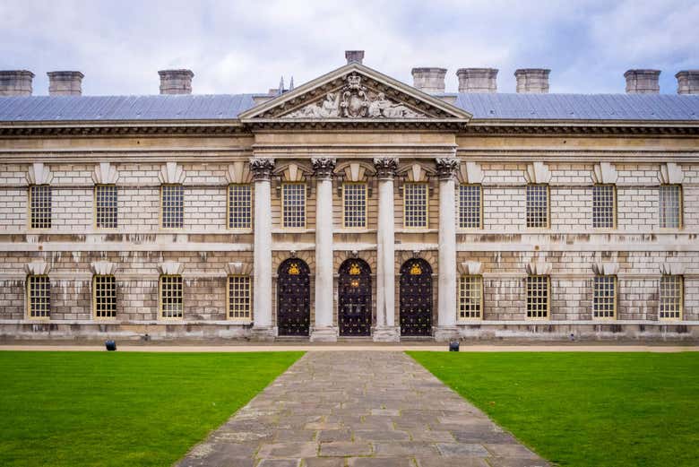 Façade de l'Old Royal Naval College de Greenwich